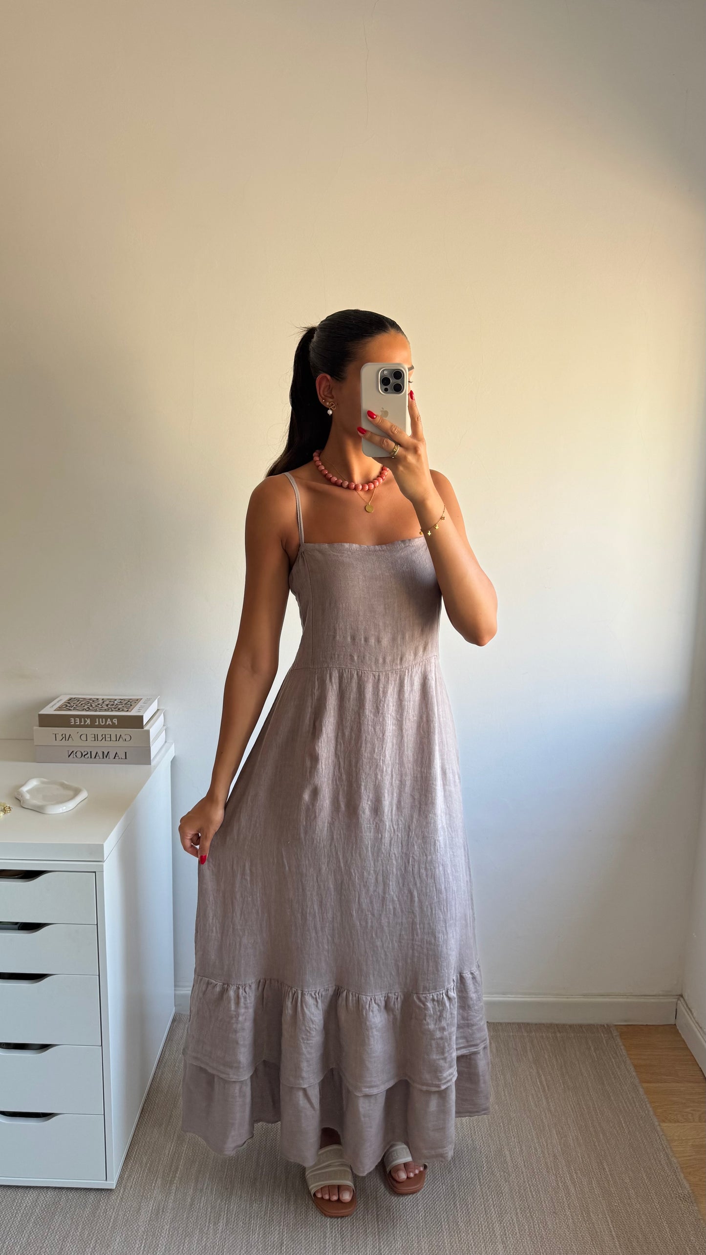 VESTIDO MAXI LINHO