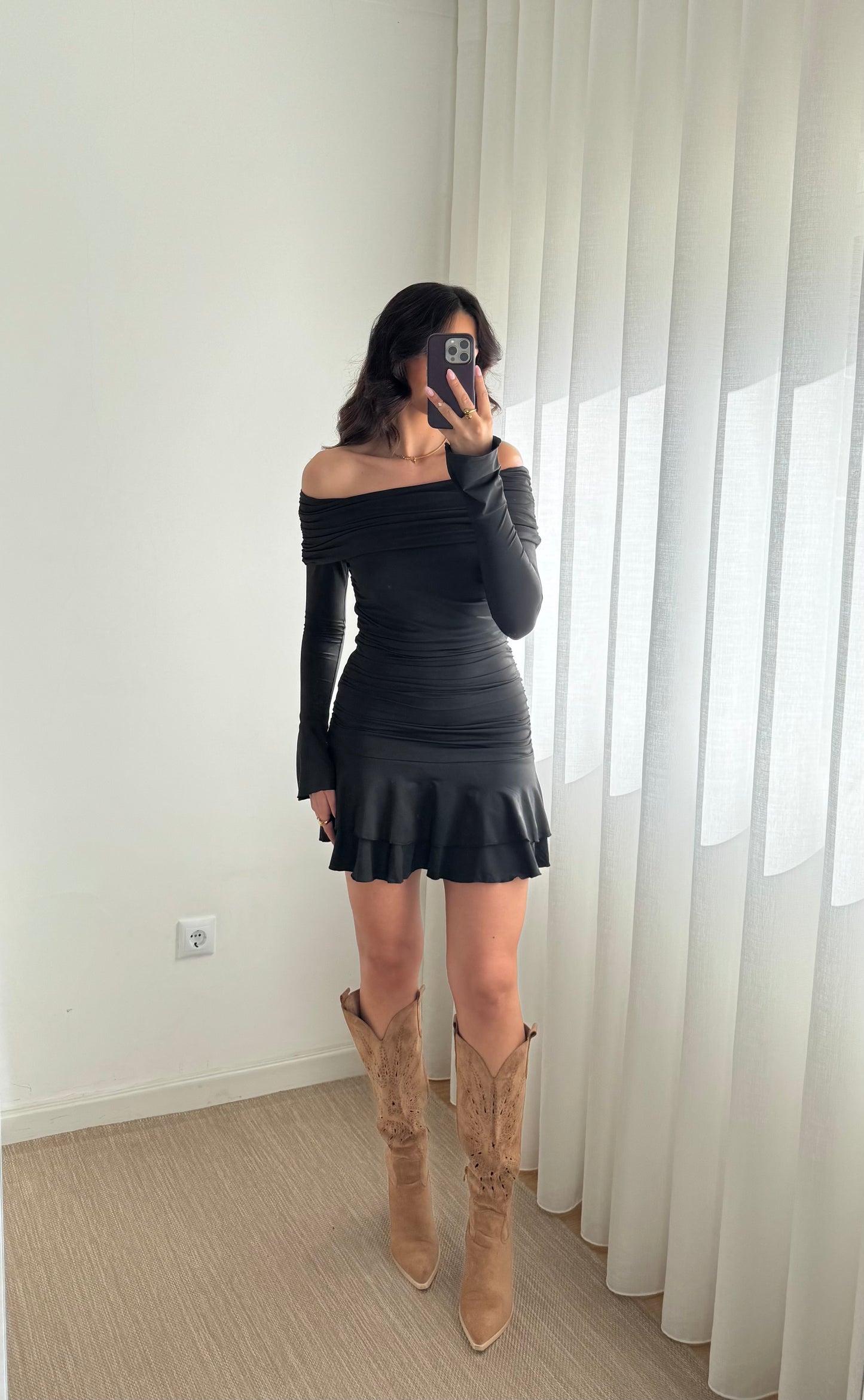 VESTIDO DRAPEADO