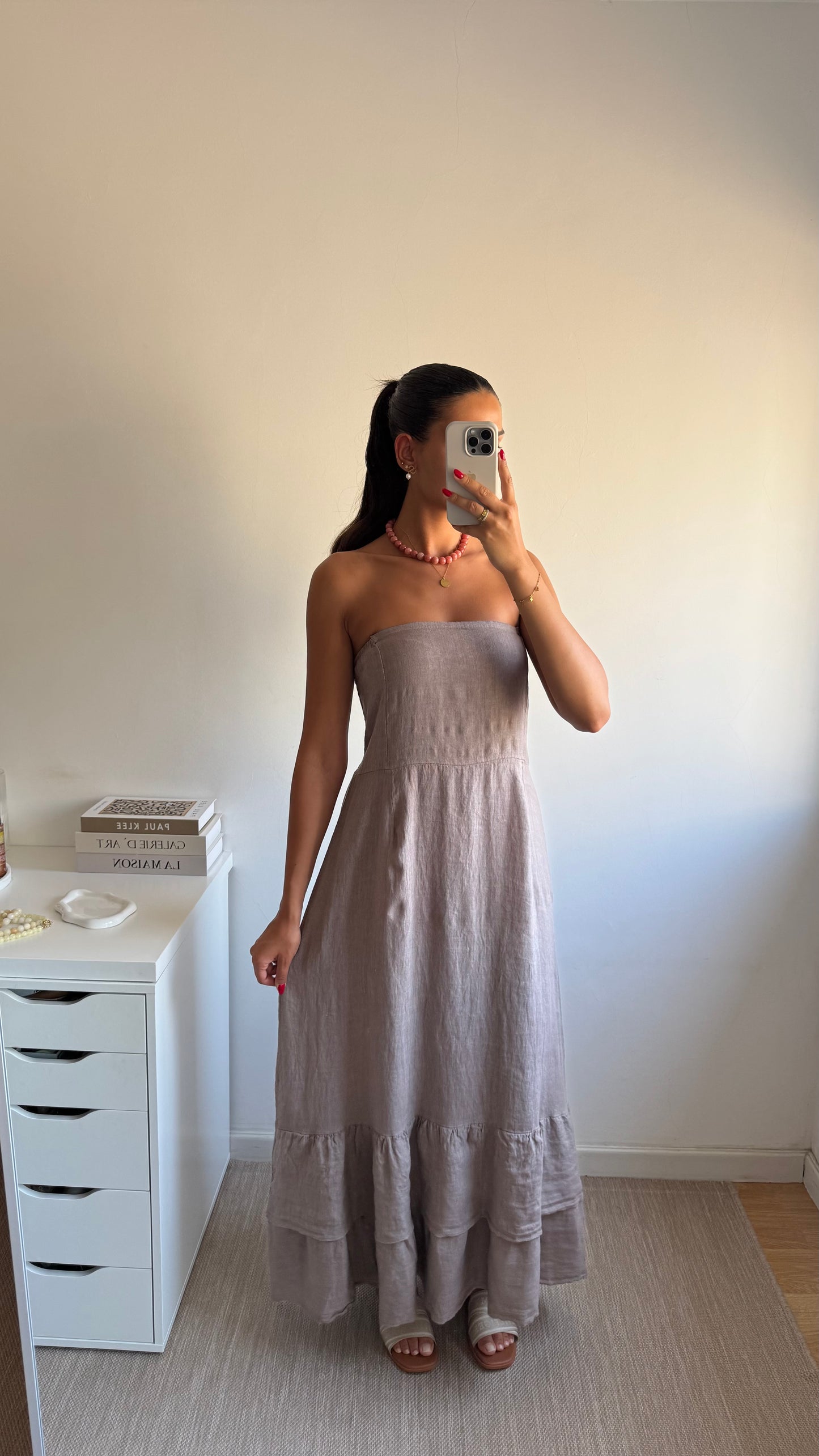 VESTIDO MAXI LINHO