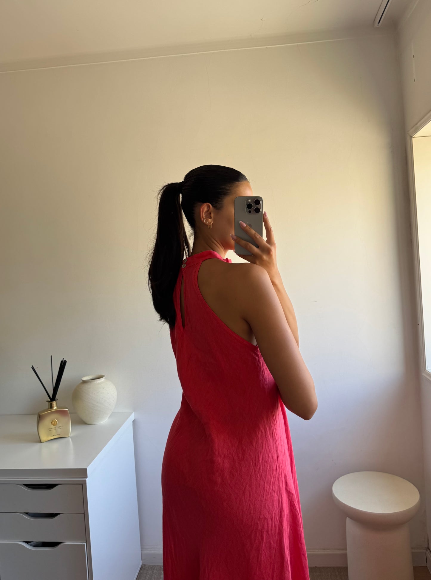 VESTIDO MAXI LINHO