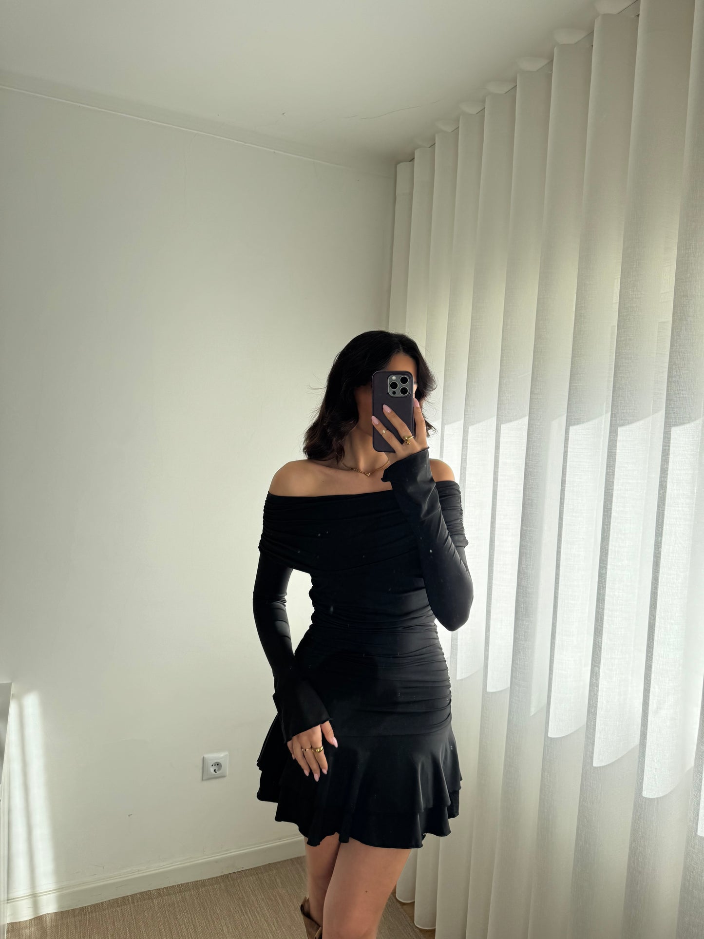 VESTIDO DRAPEADO