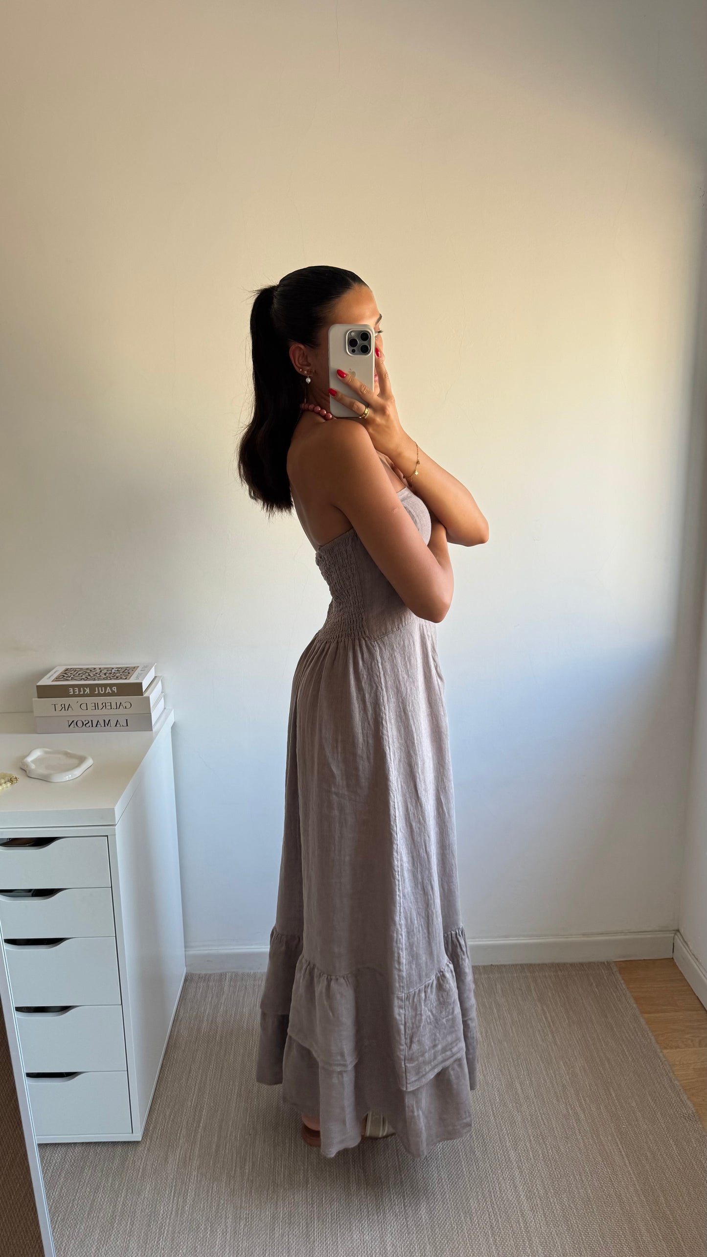 VESTIDO MAXI LINHO