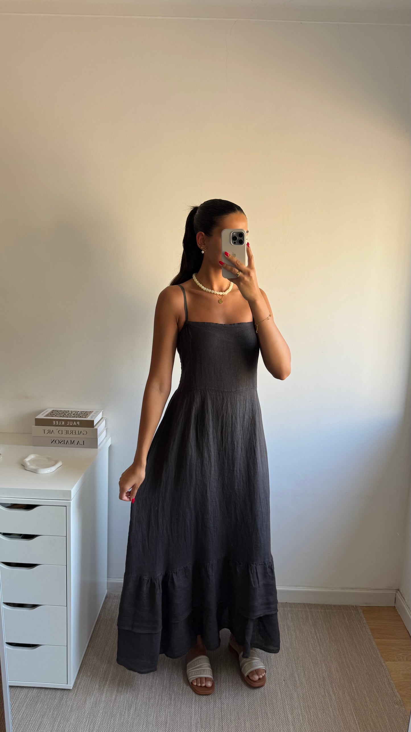 VESTIDO MAXI LINHO
