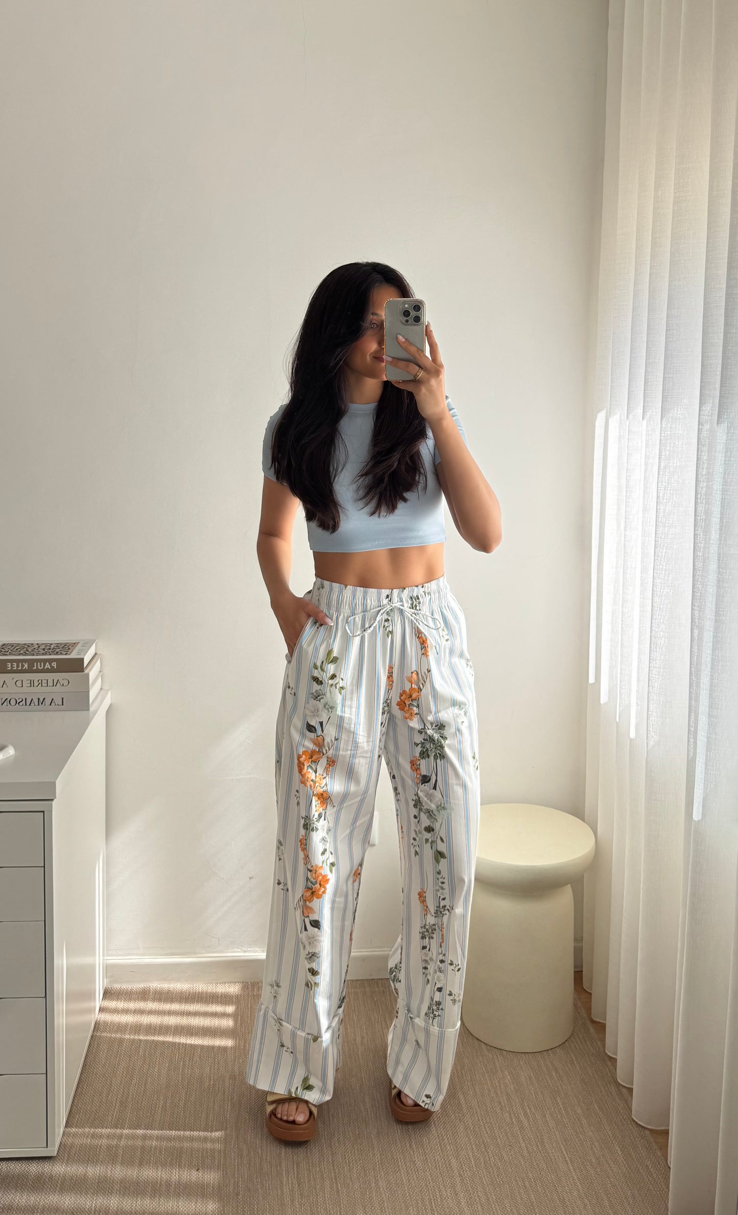 FLOWER PANTS LUMINA