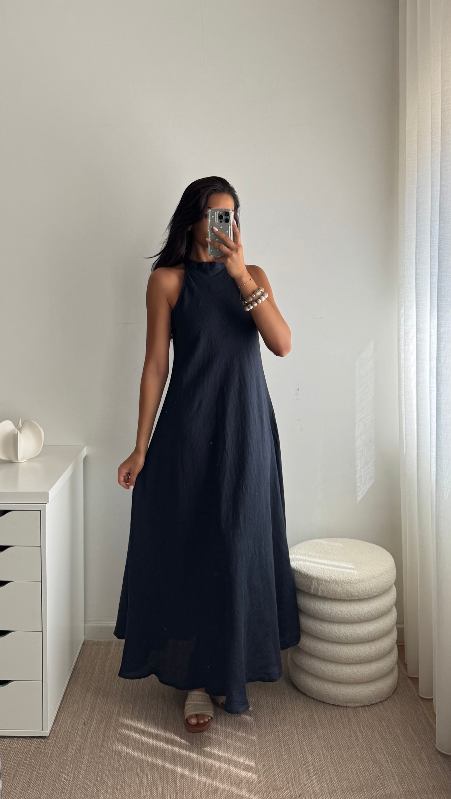 VESTIDO MAXI LINHO