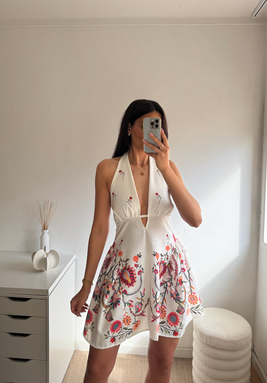 VESTIDO MINI DECOTE