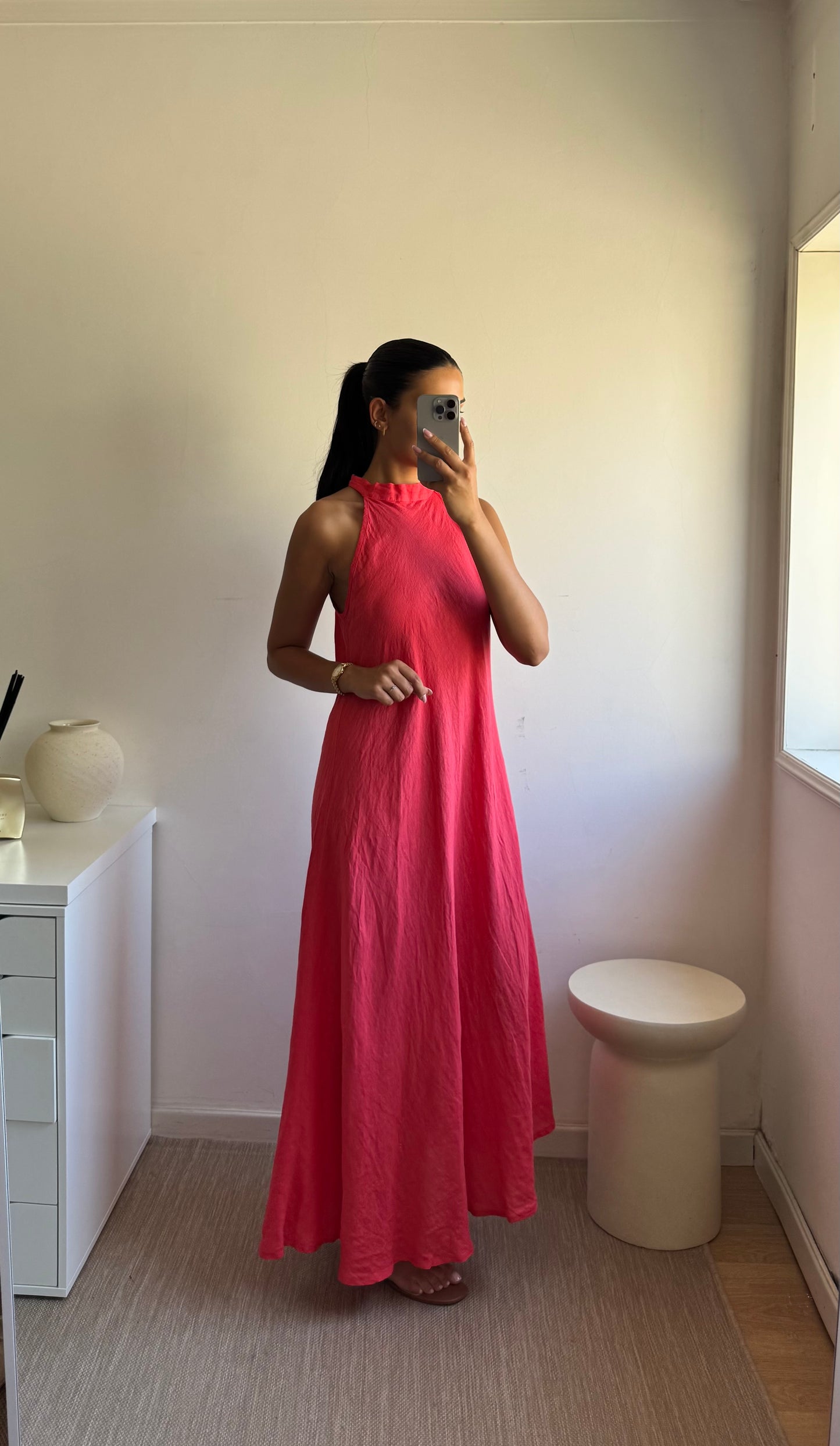 VESTIDO MAXI LINHO