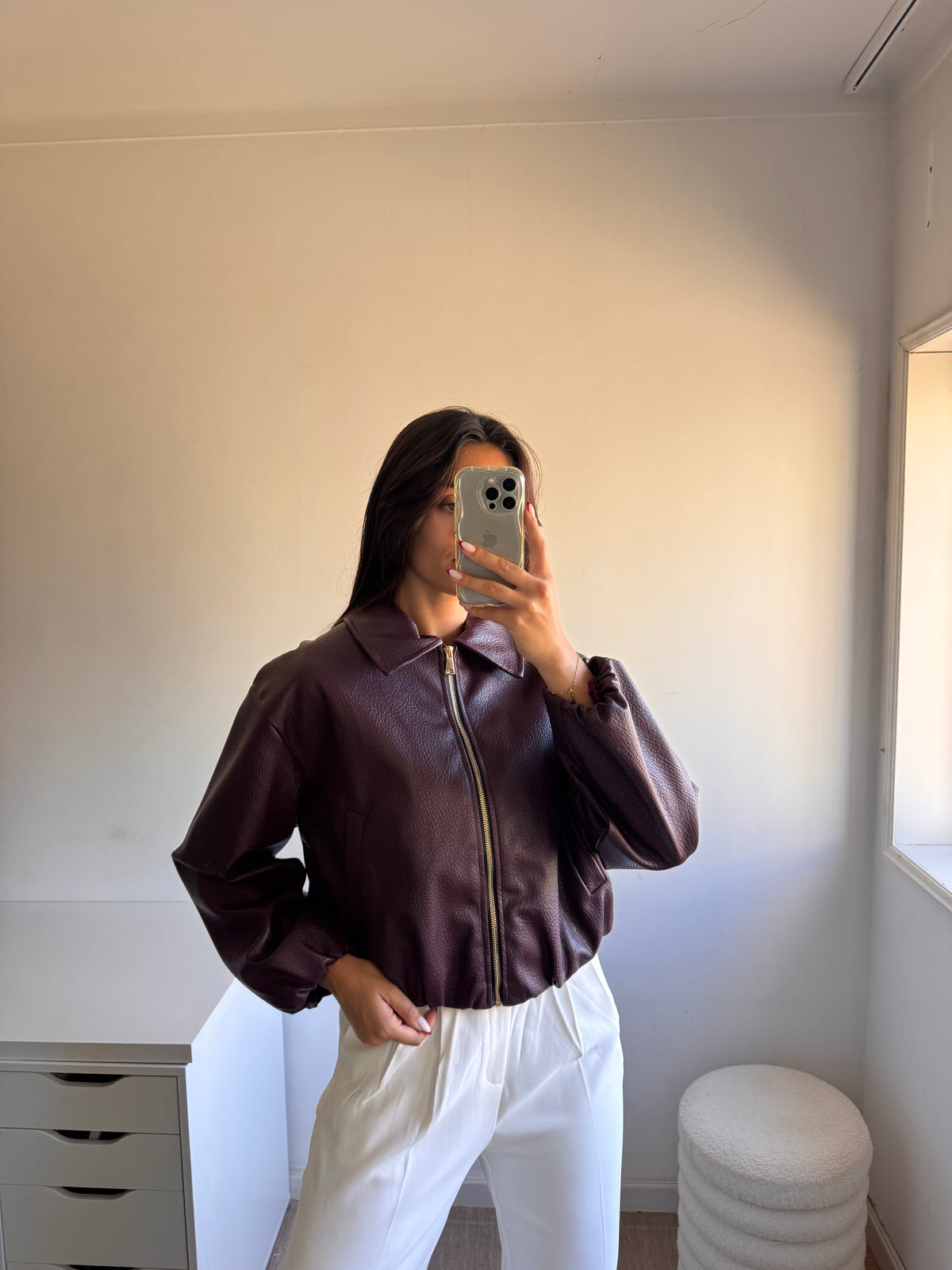 BOMBER BORDEAUX