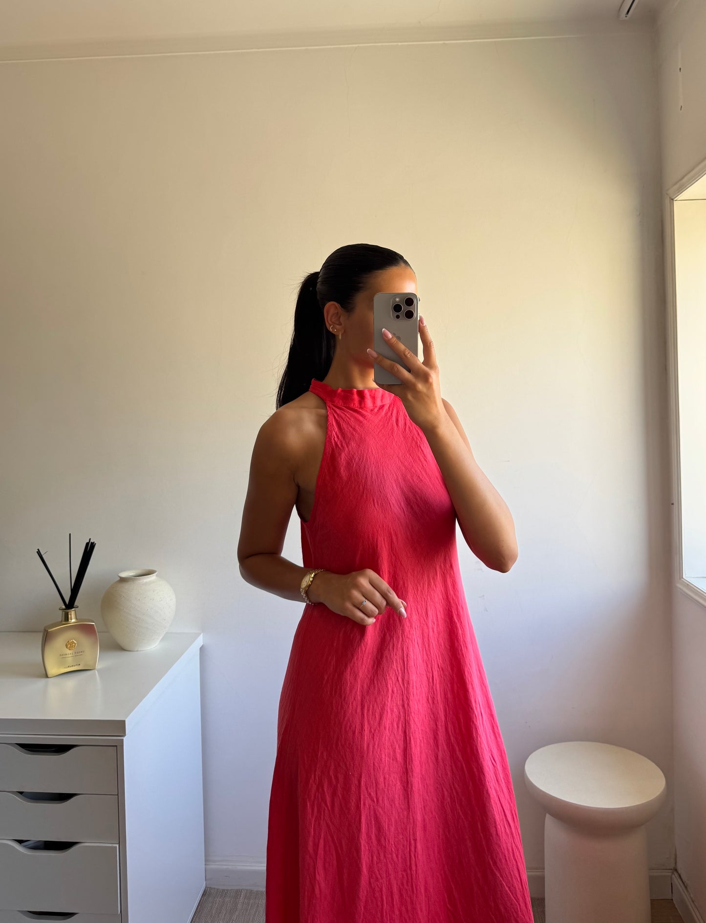 VESTIDO MAXI LINHO