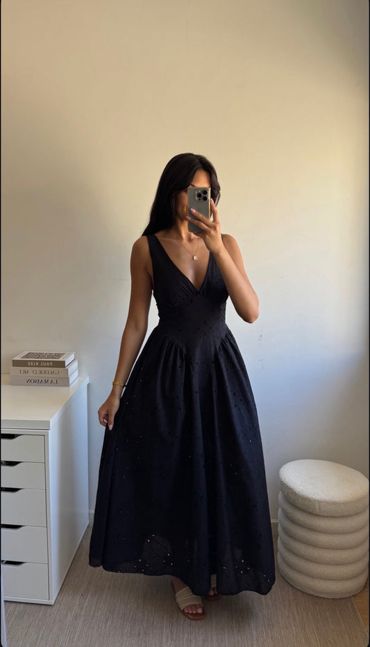 VESTIDO THE 80’S PRETO