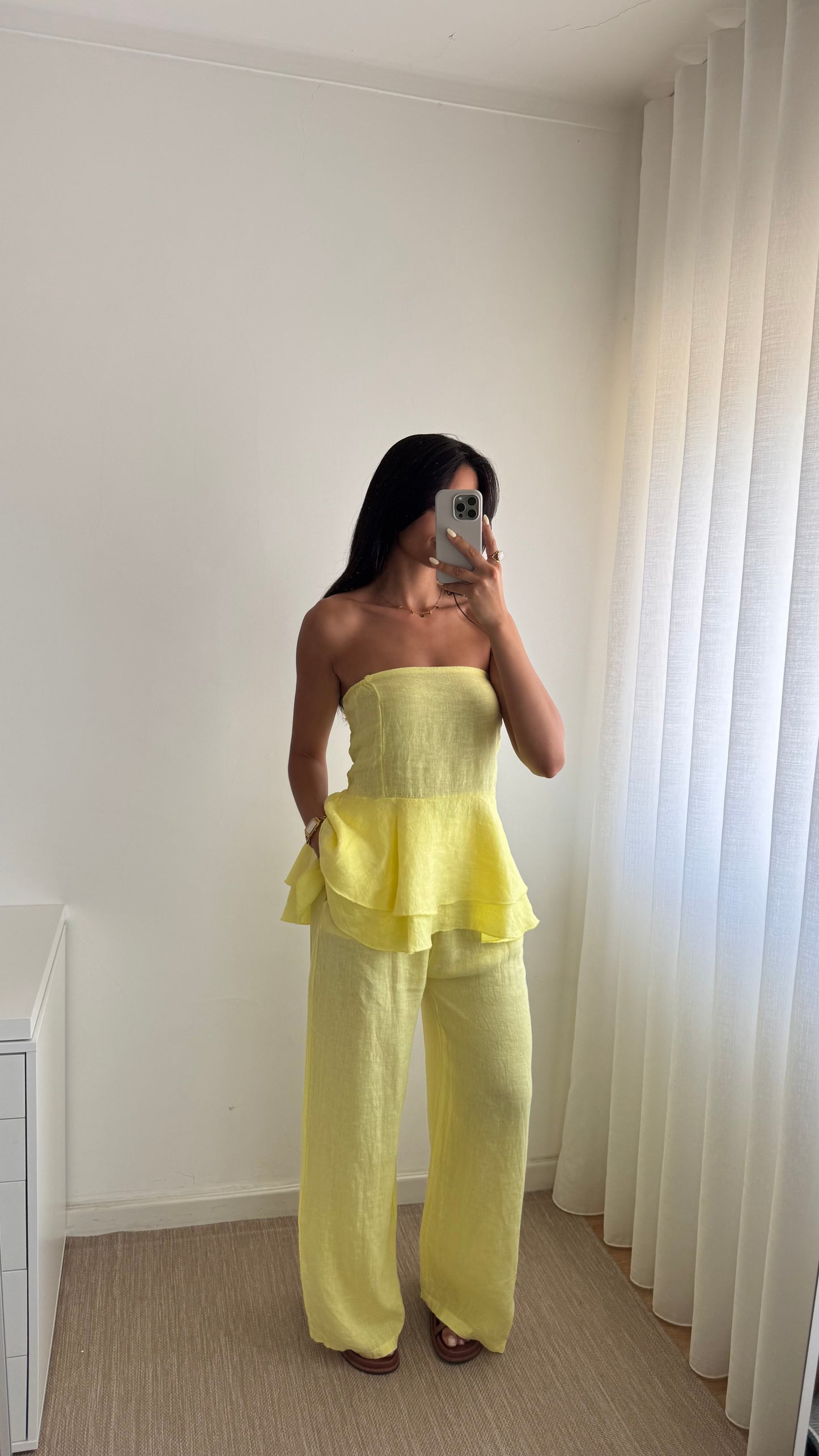 CALÇA 100% LINHO