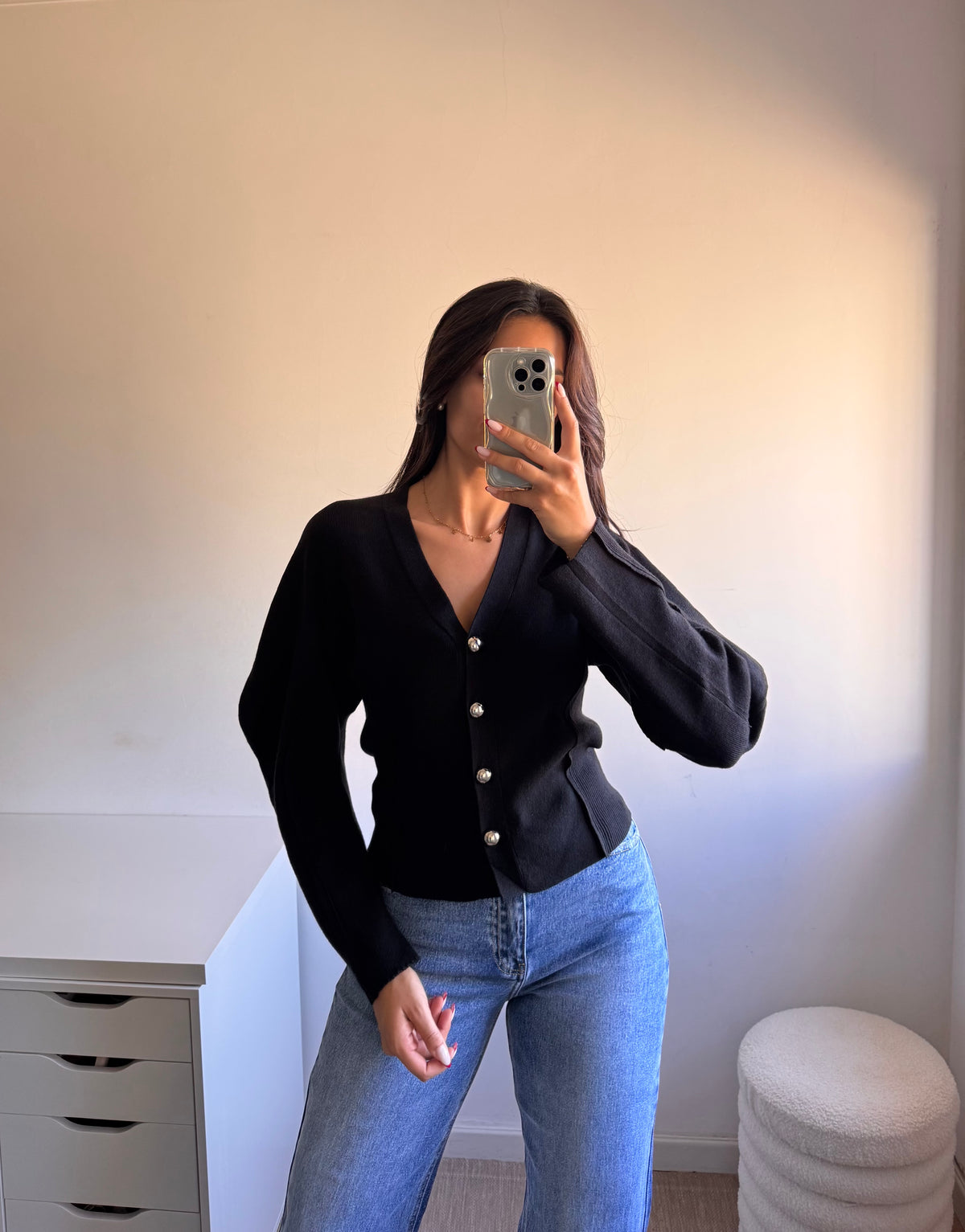 CARDIGAN MALHA