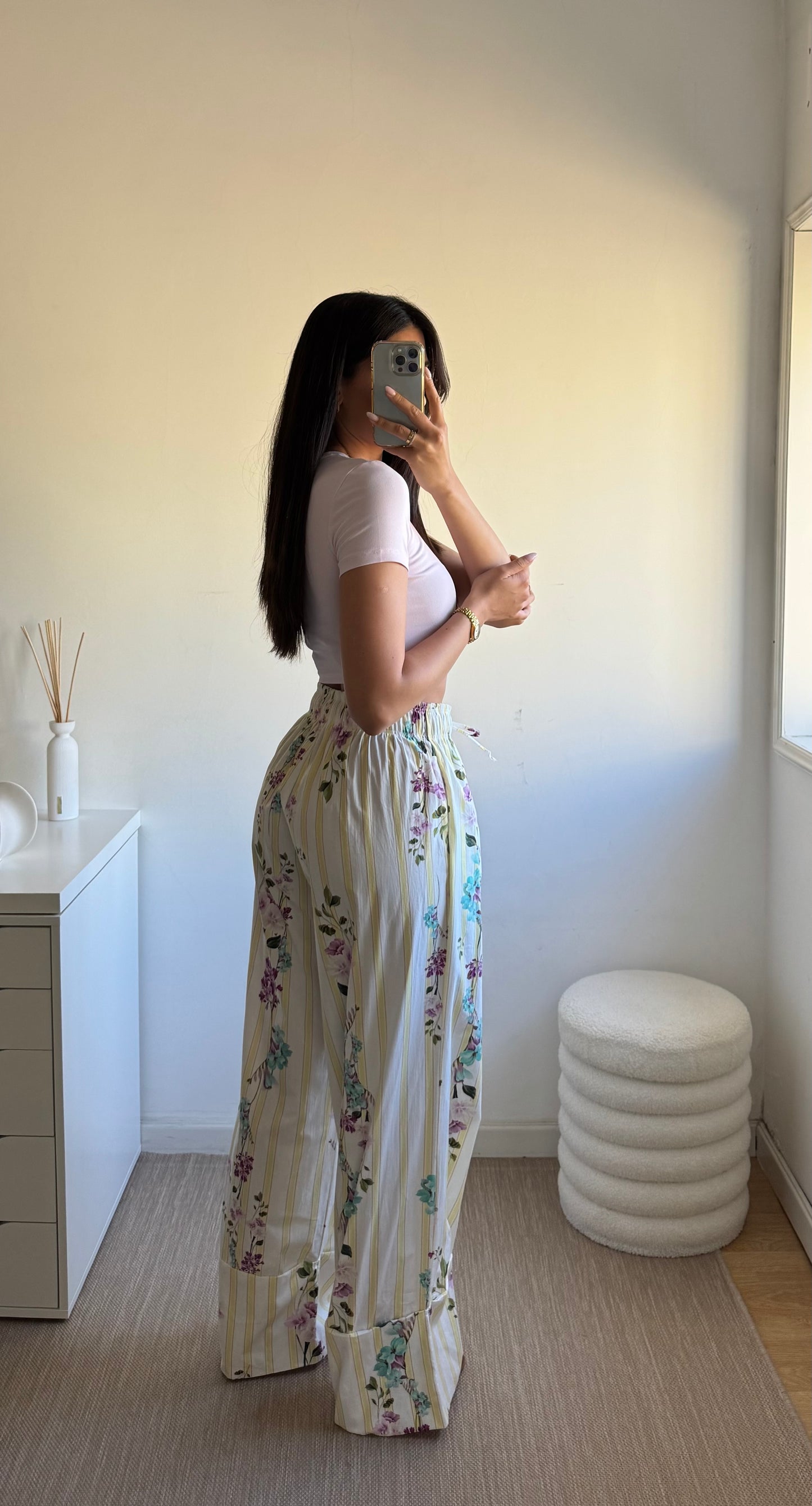 FLOWER PANTS LUMINA