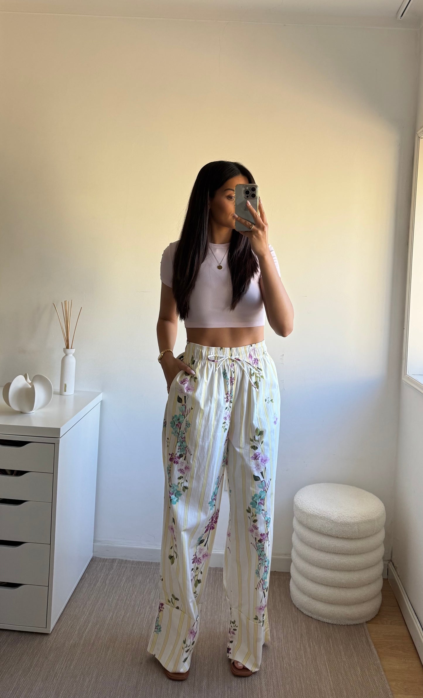 FLOWER PANTS LUMINA