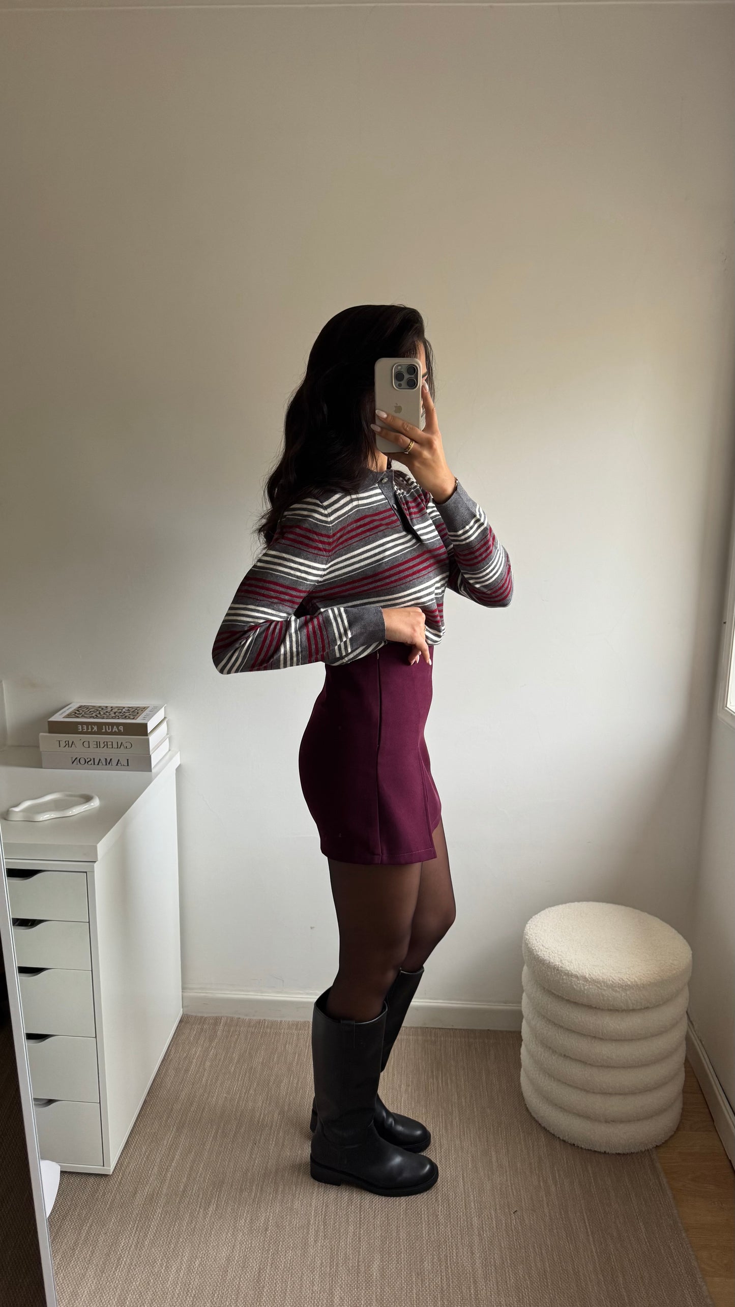 SAIA CALÇÃO BORDEAUX