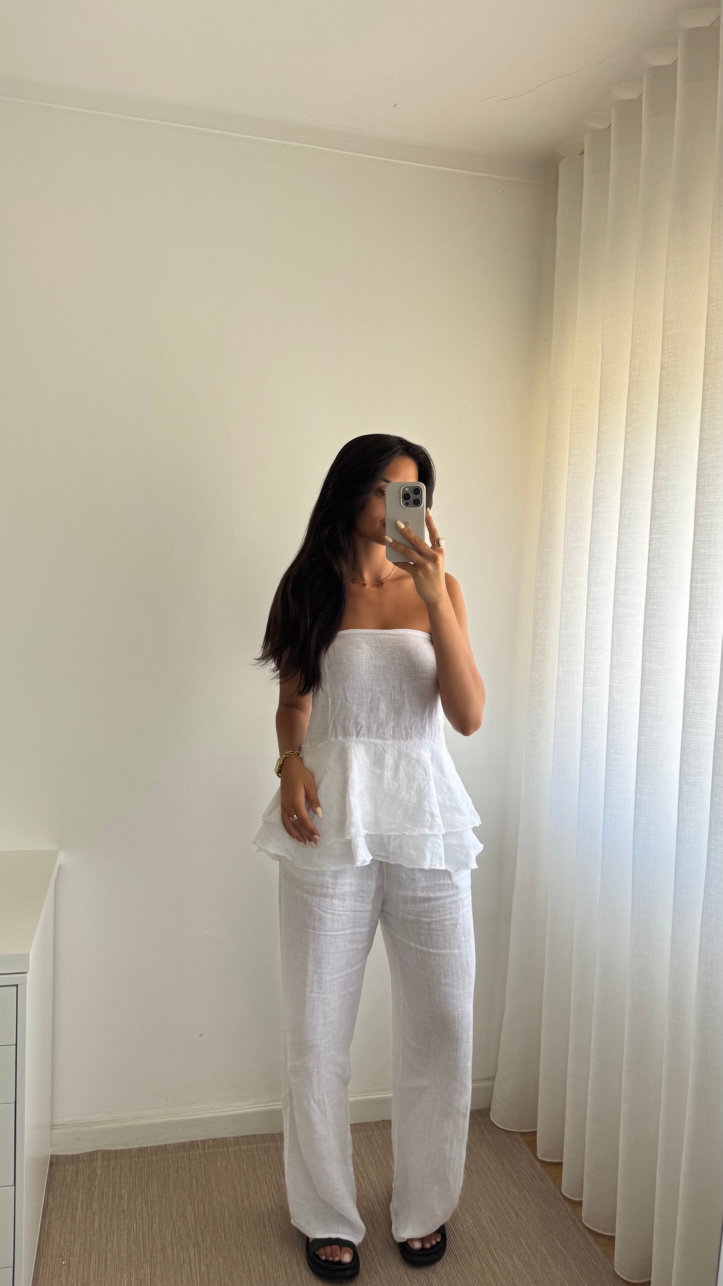 CALÇA 100% LINHO