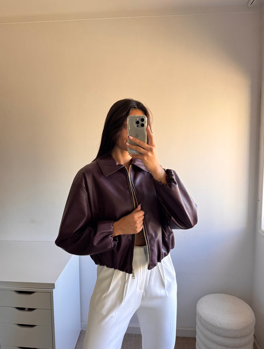 BOMBER BORDEAUX