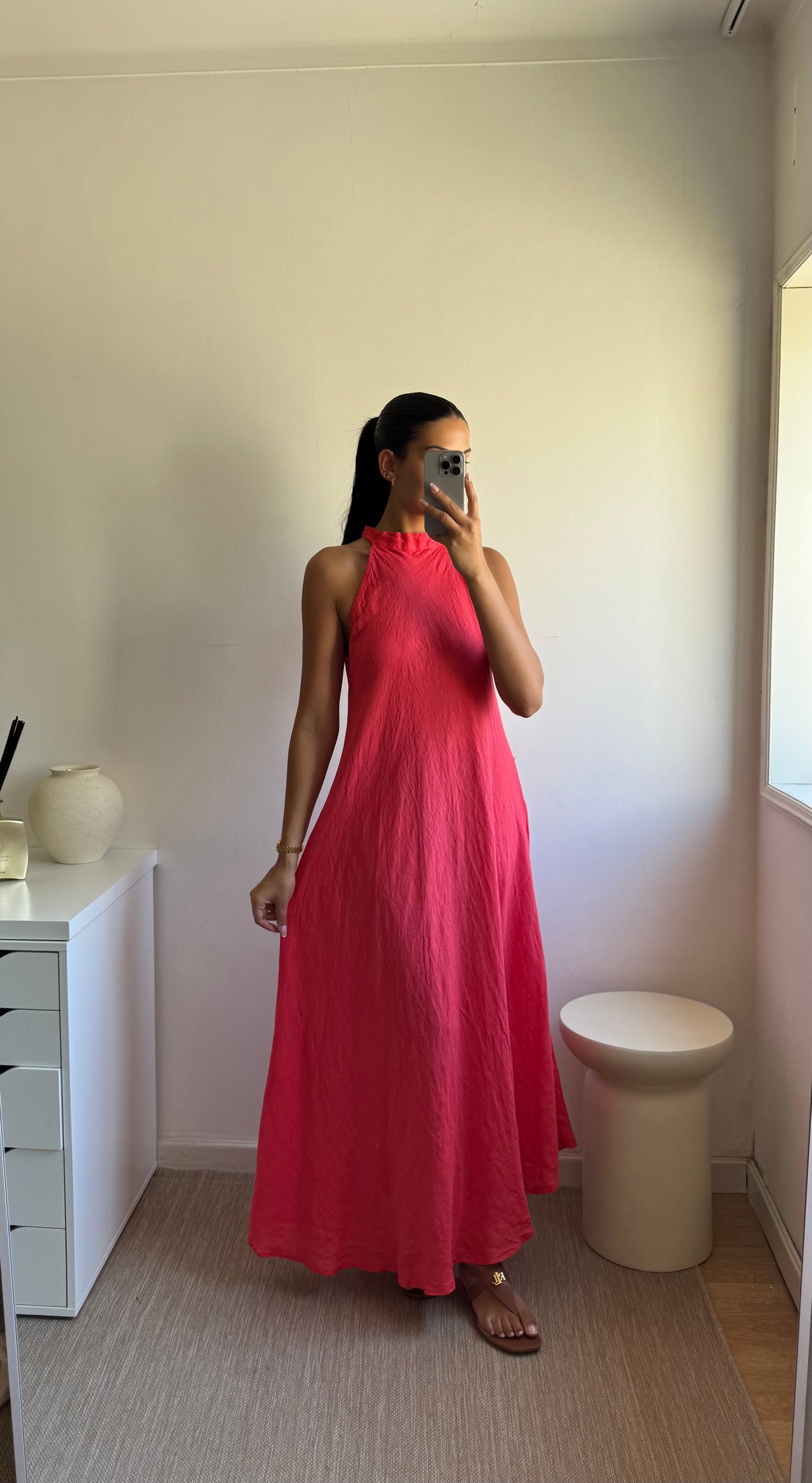 VESTIDO MAXI LINHO