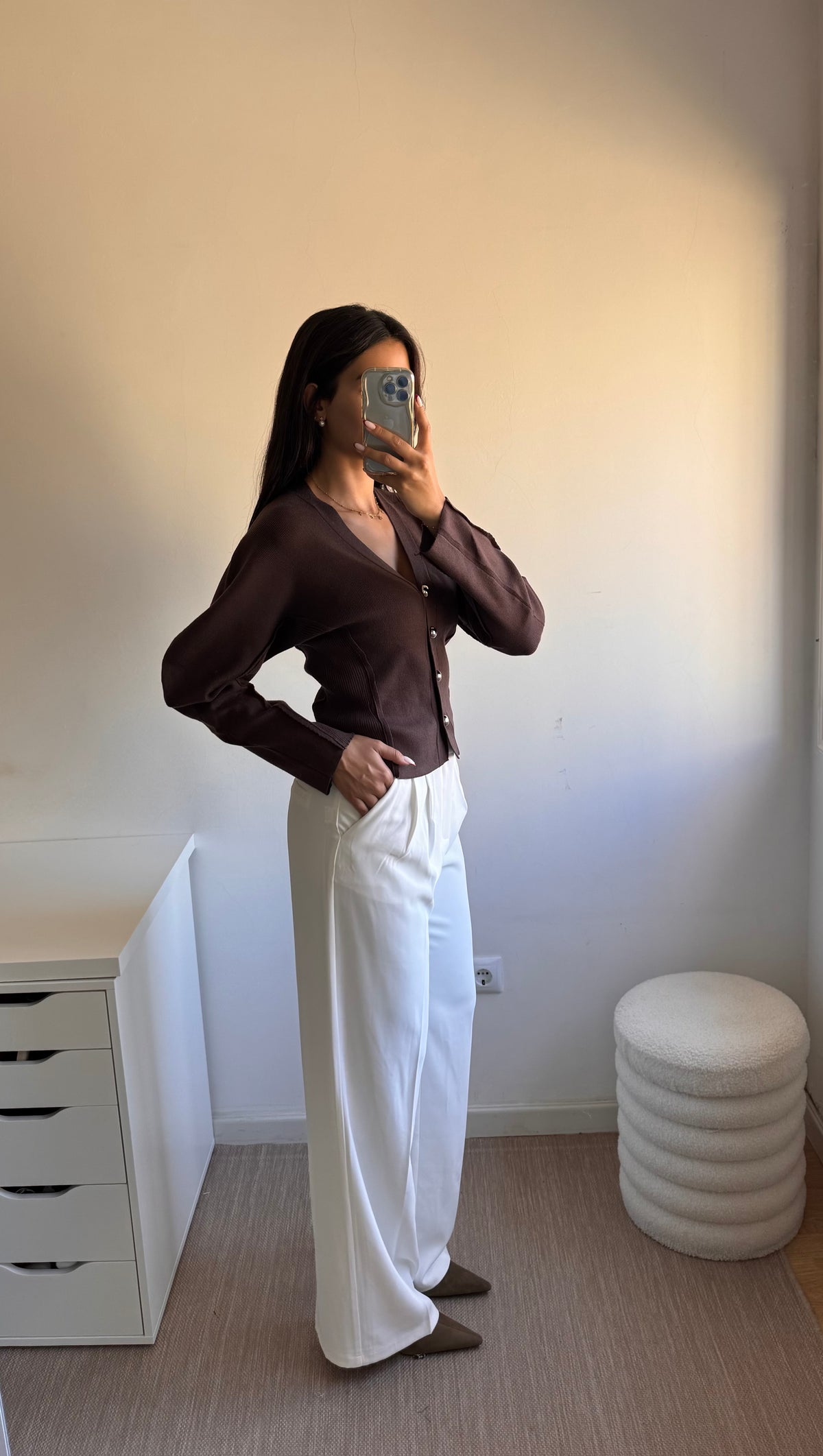 CARDIGAN MALHA