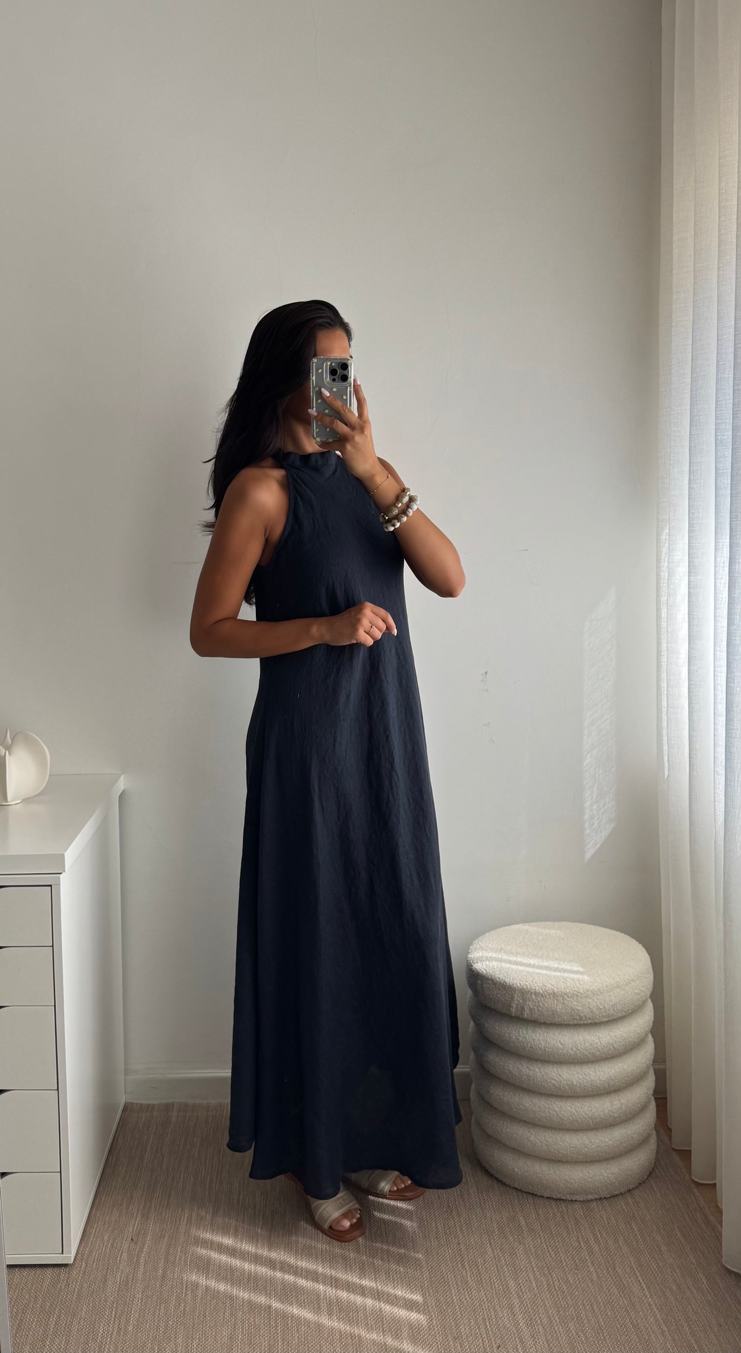 VESTIDO MAXI LINHO