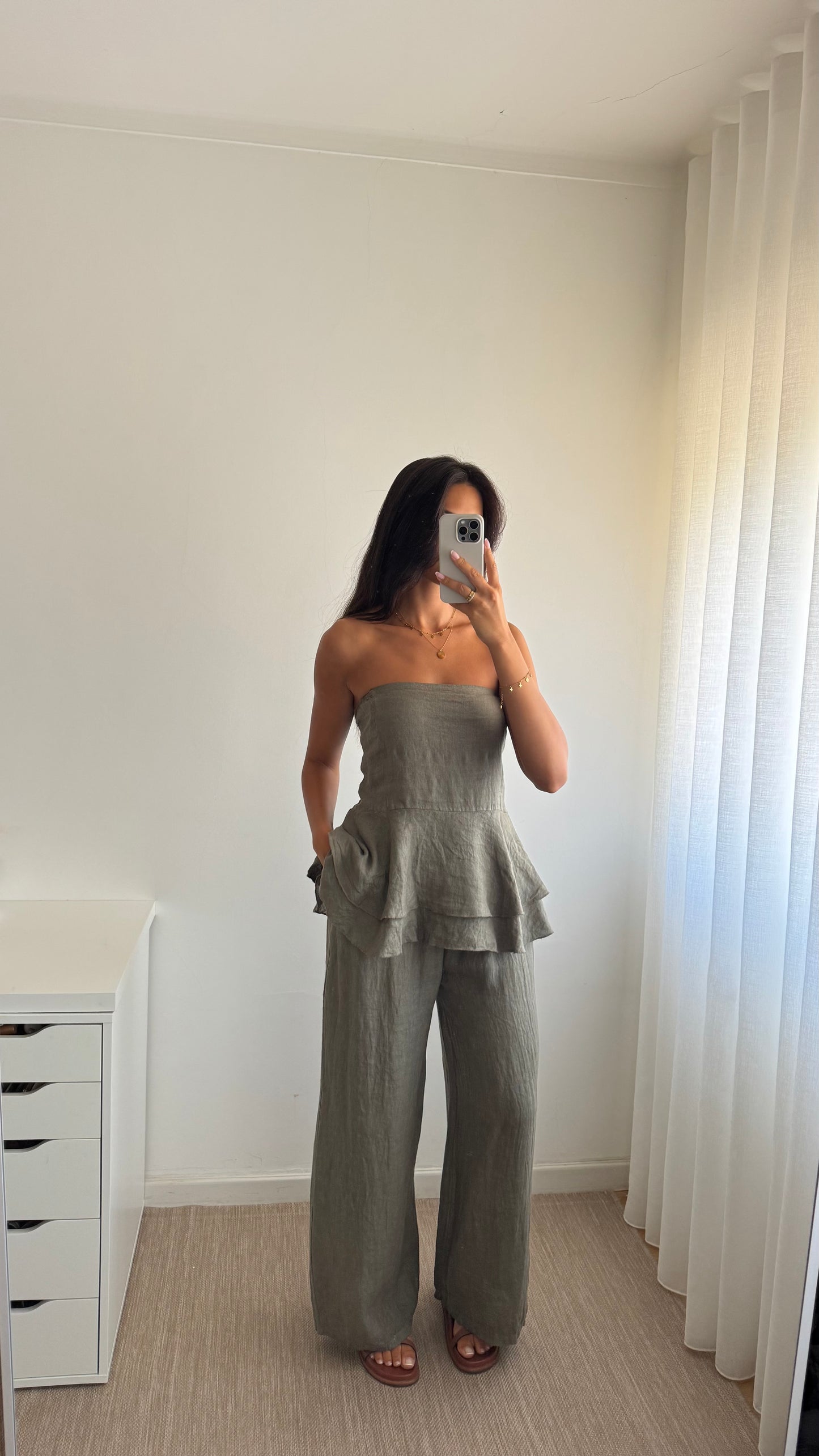 CALÇA 100% LINHO