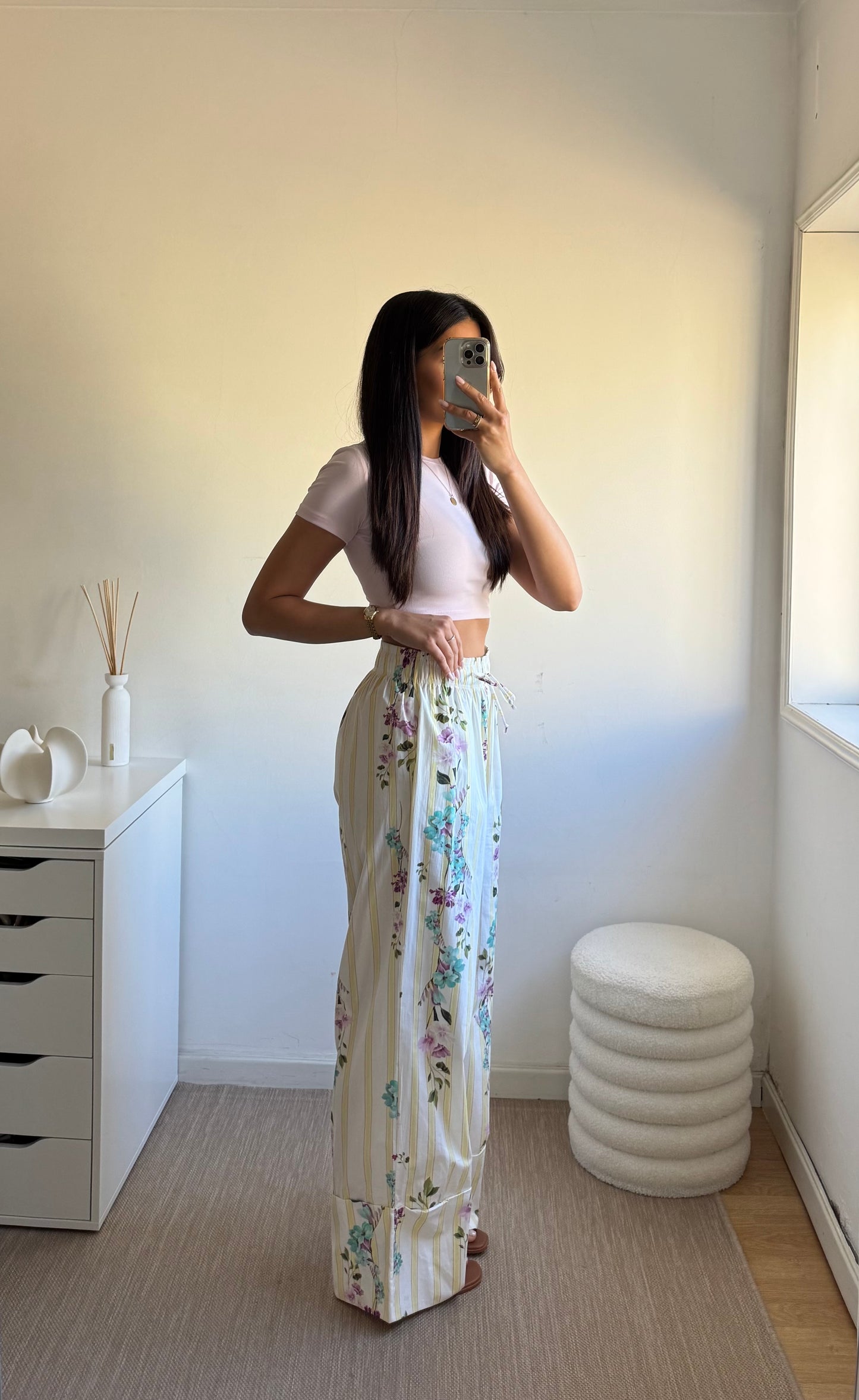 FLOWER PANTS LUMINA