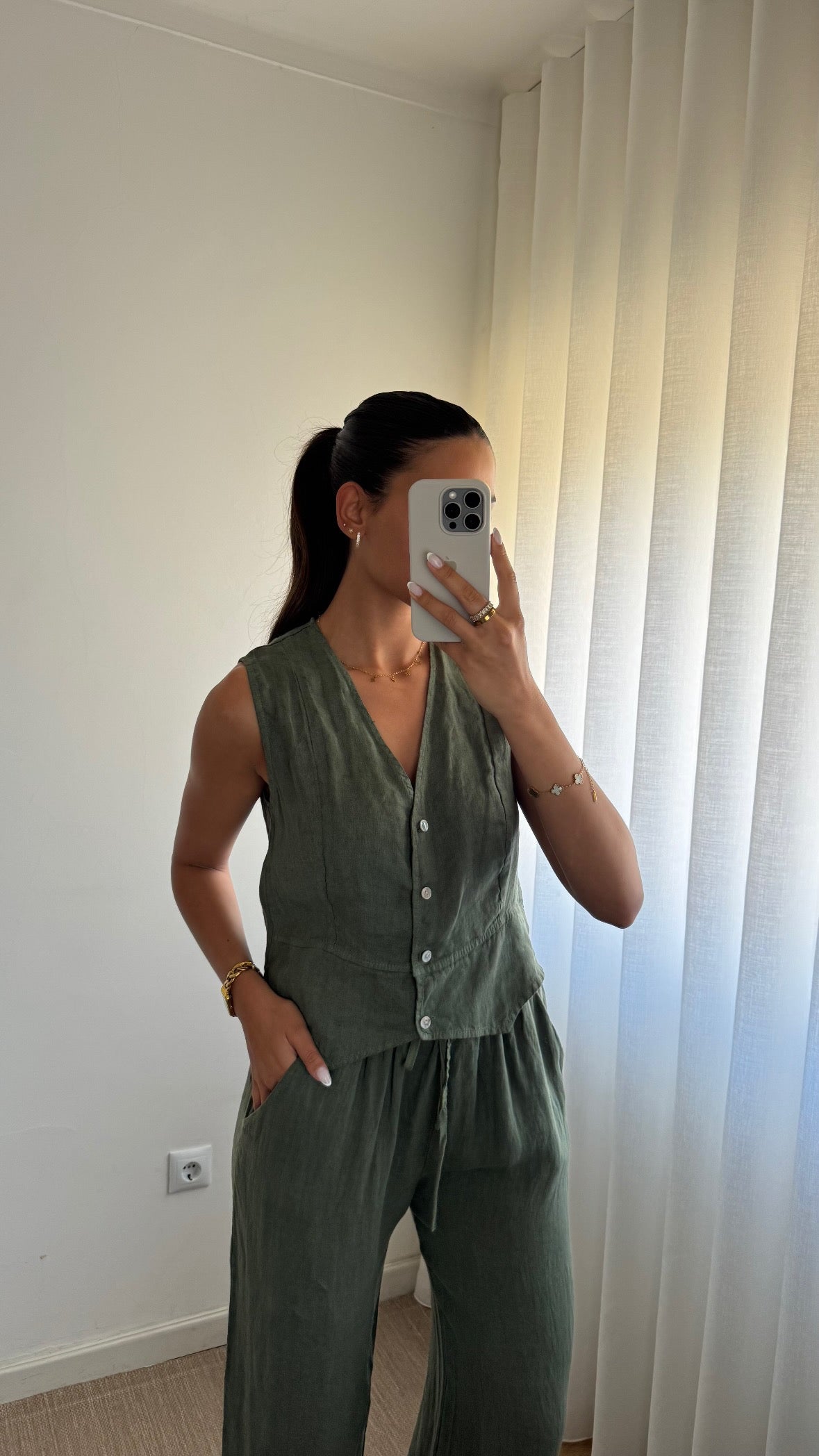CONJUNTO 100% LINHO