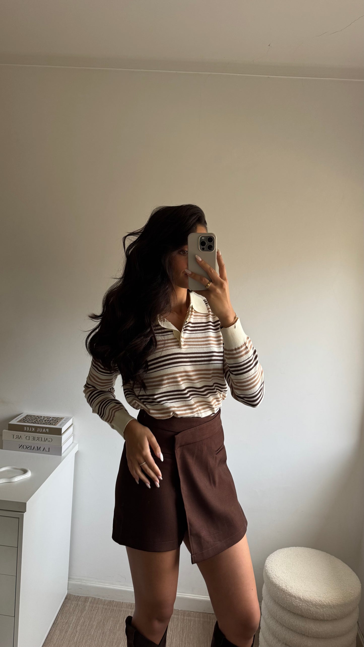 SAIA CALÇÃO CASTANHA