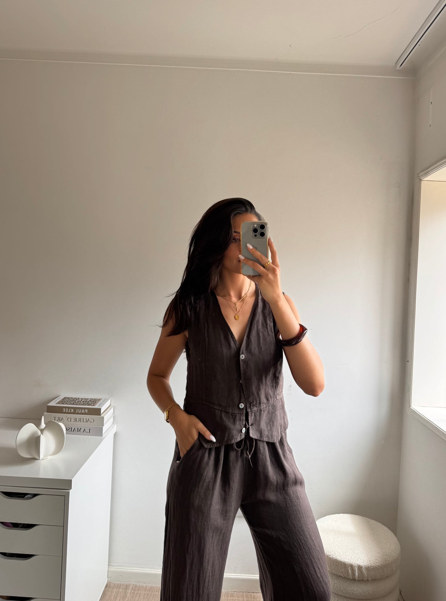 CONJUNTO 100% LINHO
