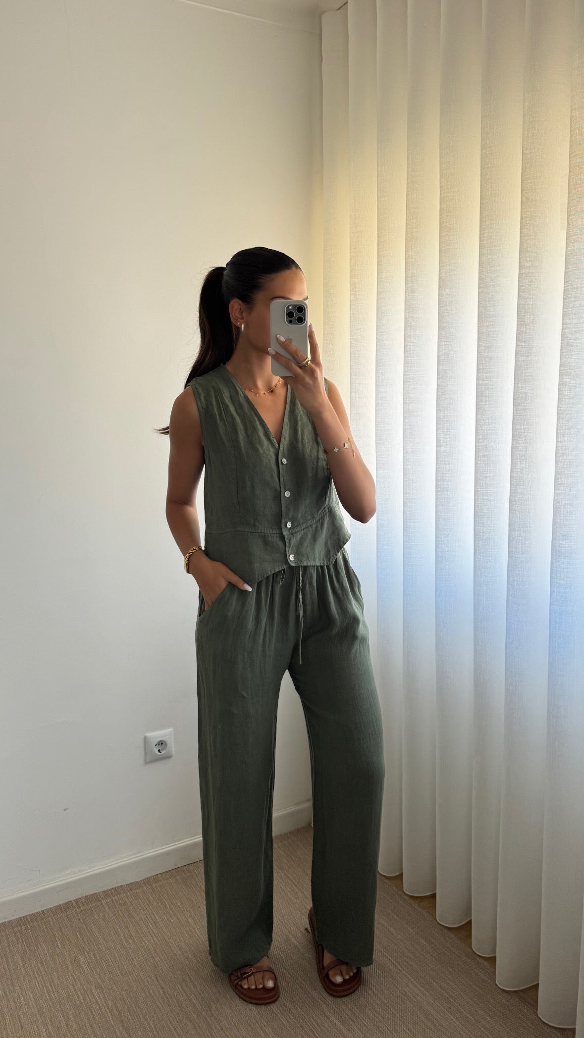 CONJUNTO 100% LINHO