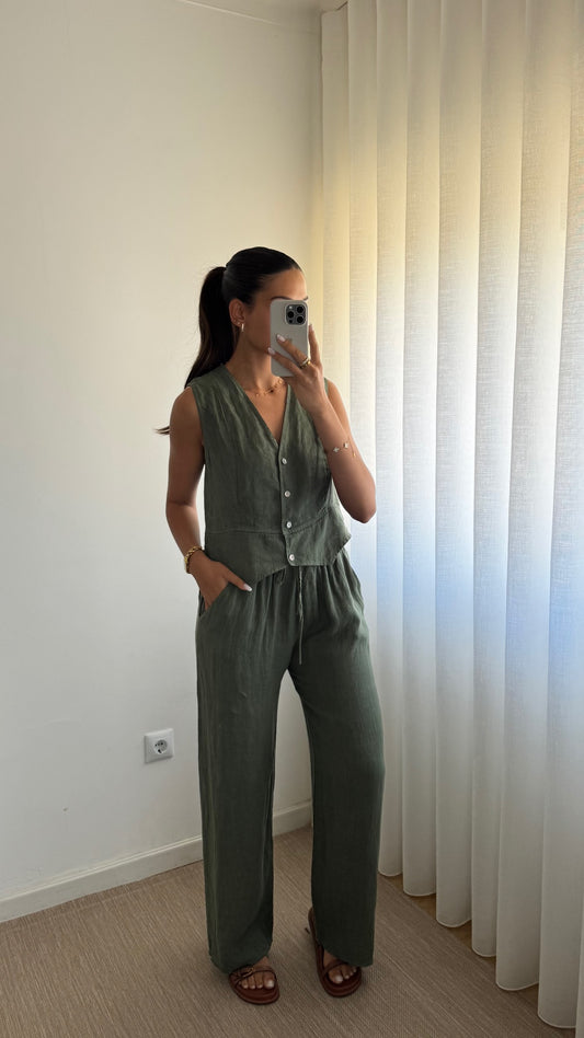 CONJUNTO 100% LINHO