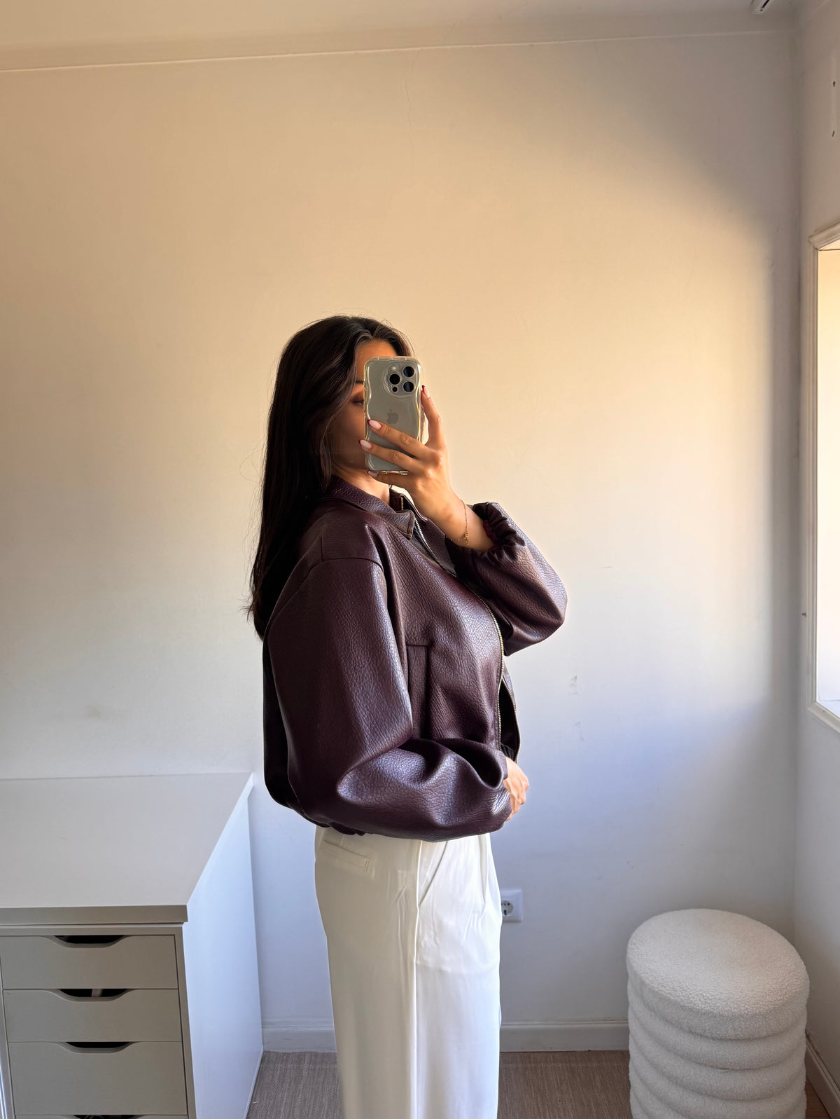 BOMBER BORDEAUX
