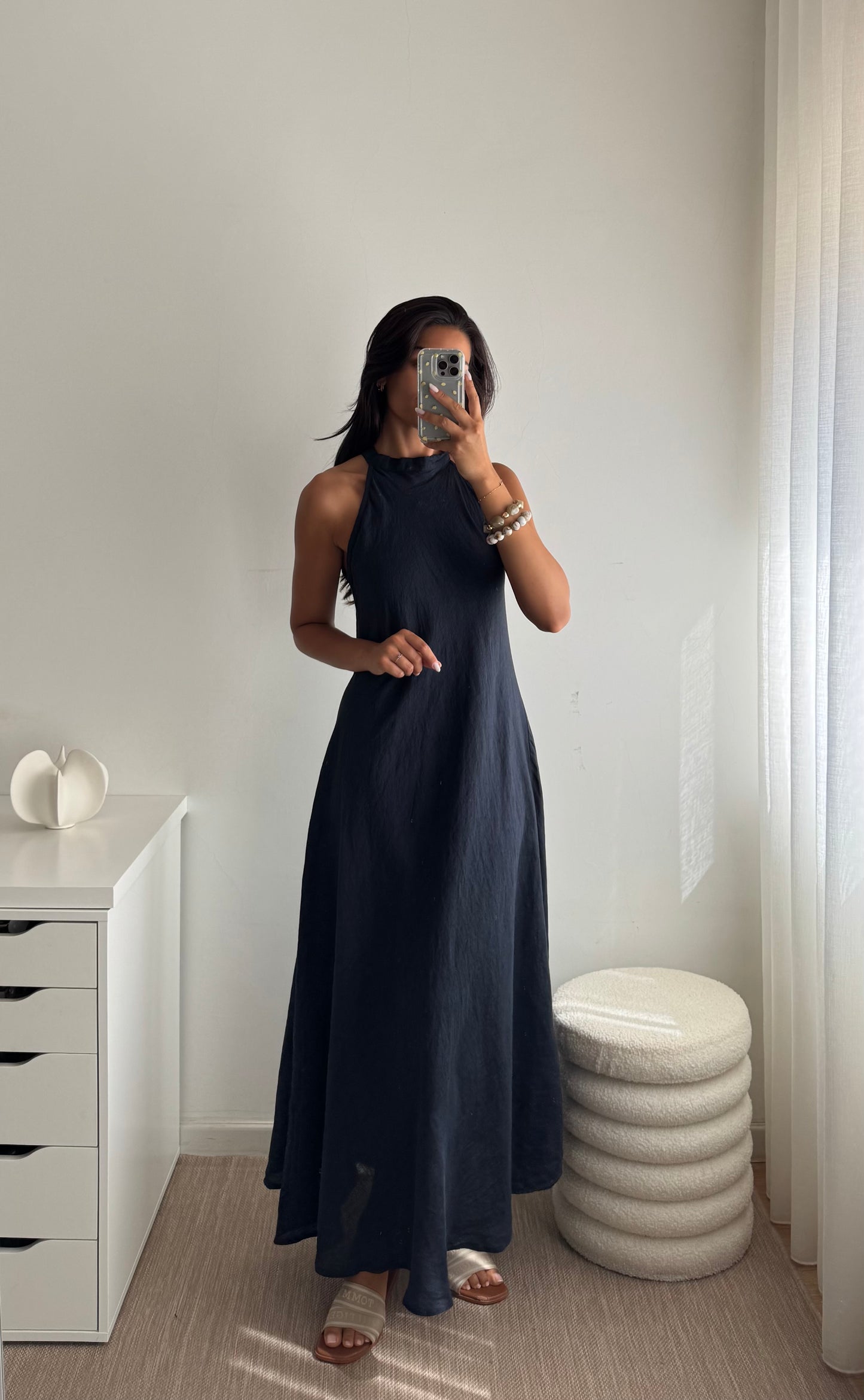 VESTIDO MAXI LINHO