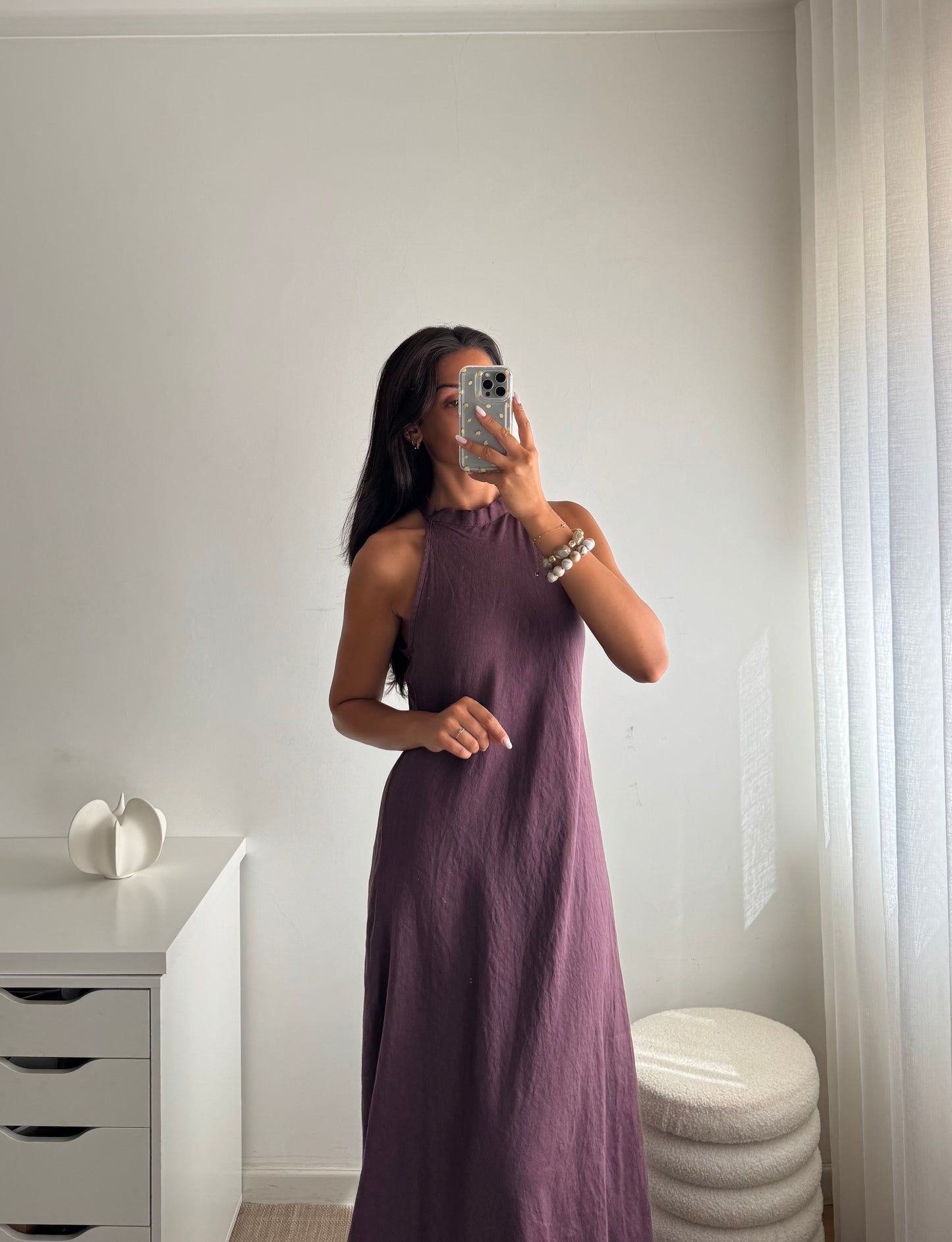VESTIDO MAXI LINHO