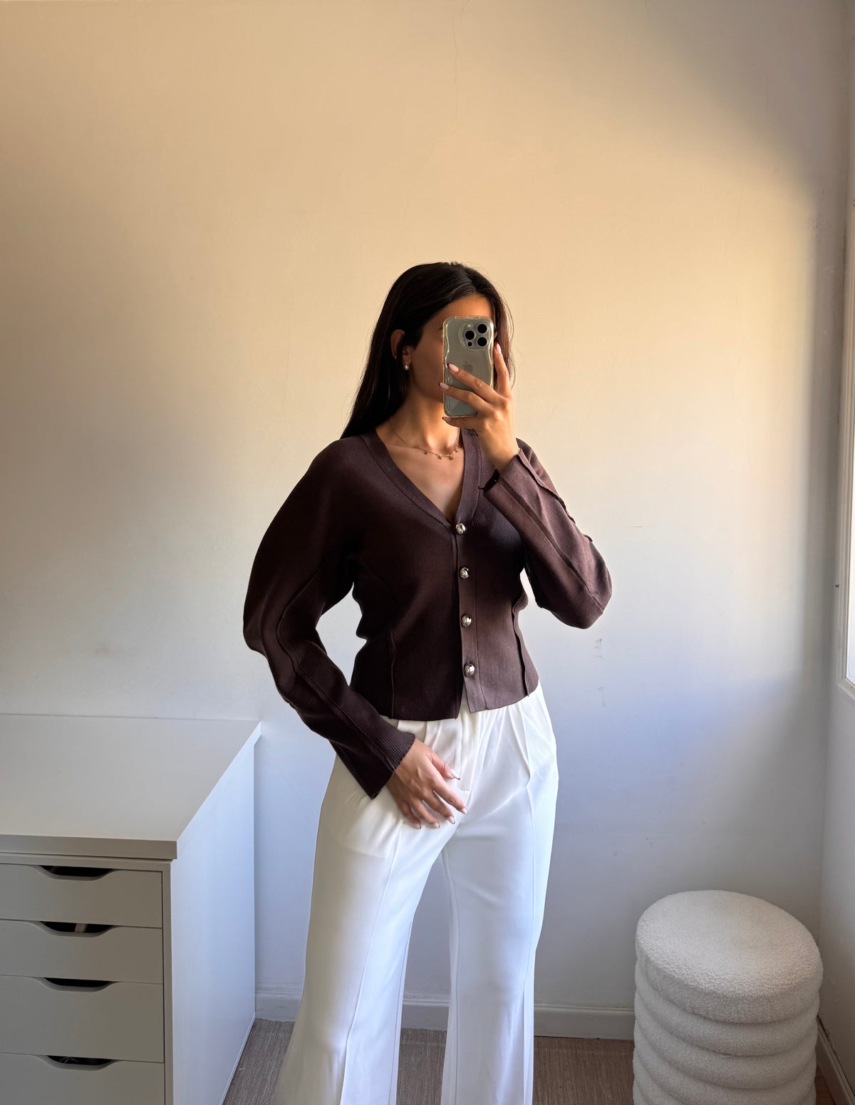 CARDIGAN MALHA