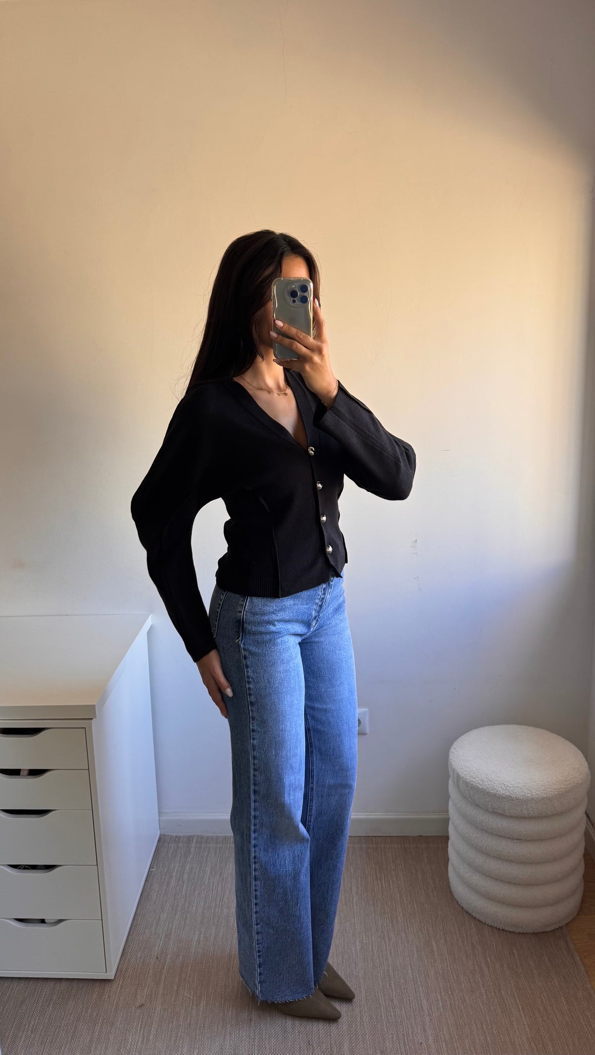 CARDIGAN MALHA
