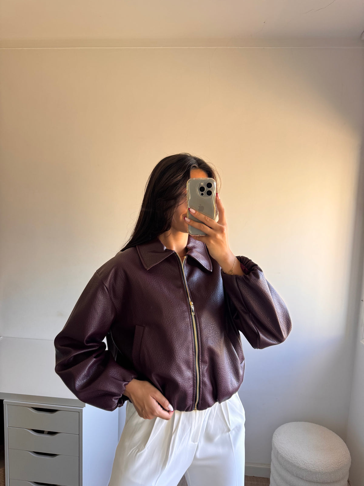 BOMBER BORDEAUX