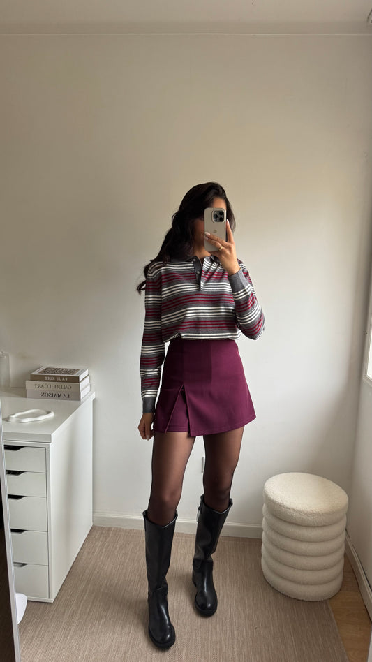 Saia Calção Bordeaux