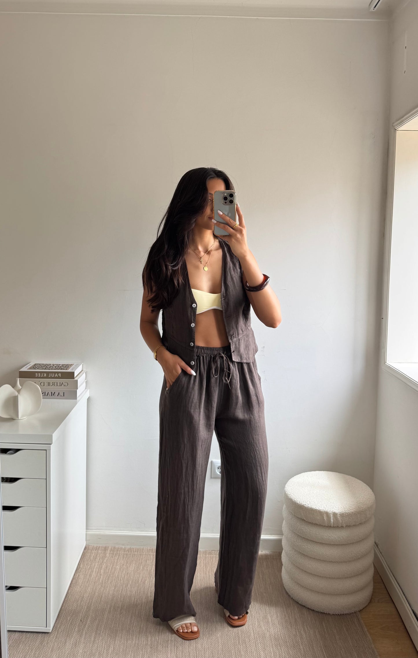 CONJUNTO 100% LINHO