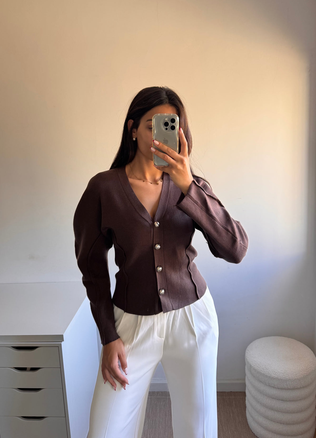 CARDIGAN MALHA
