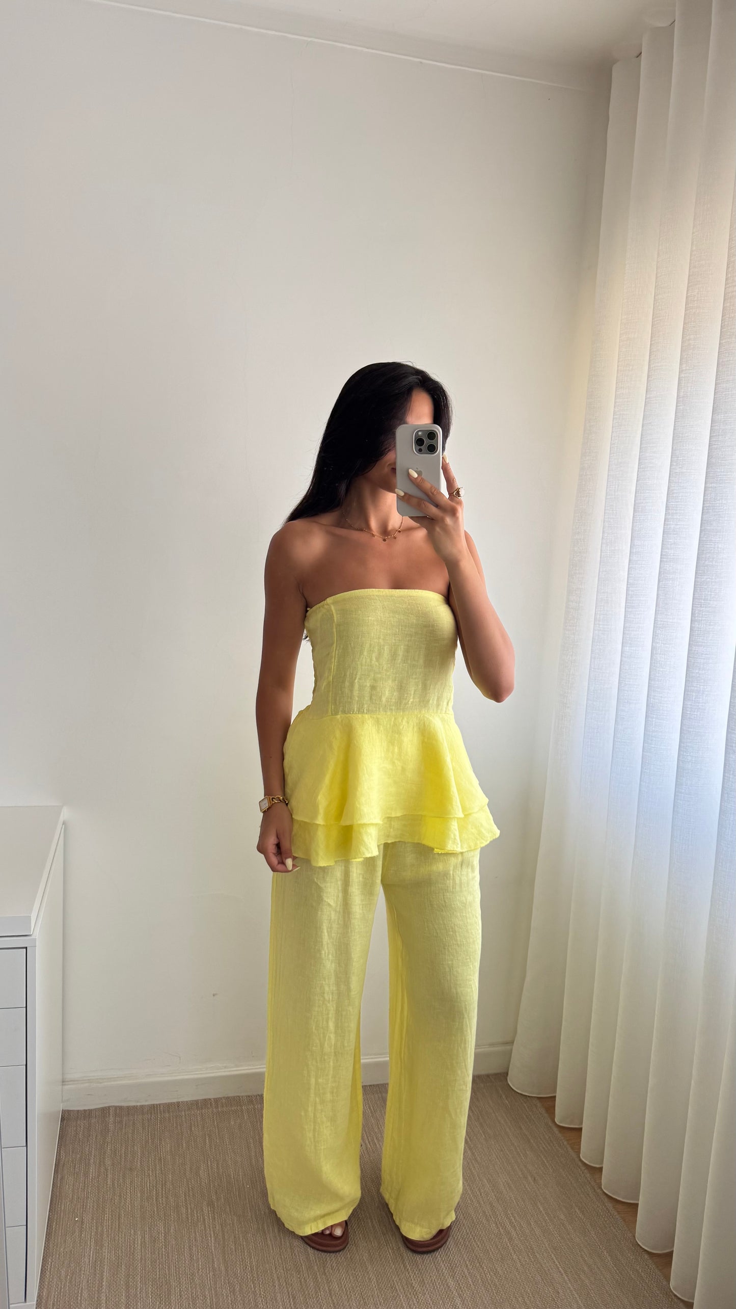 CALÇA 100% LINHO