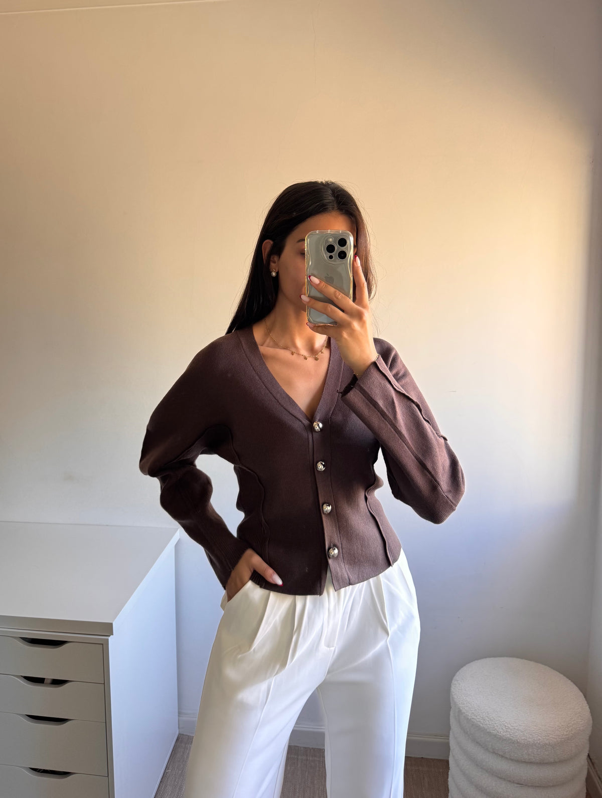 CARDIGAN MALHA