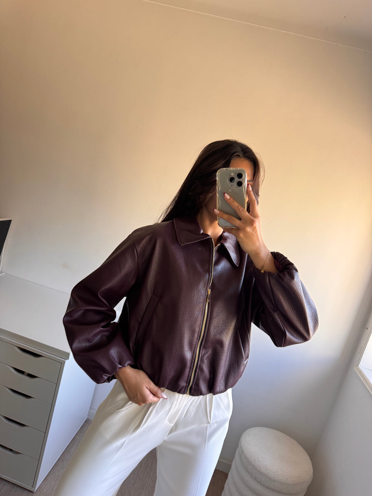 BOMBER BORDEAUX