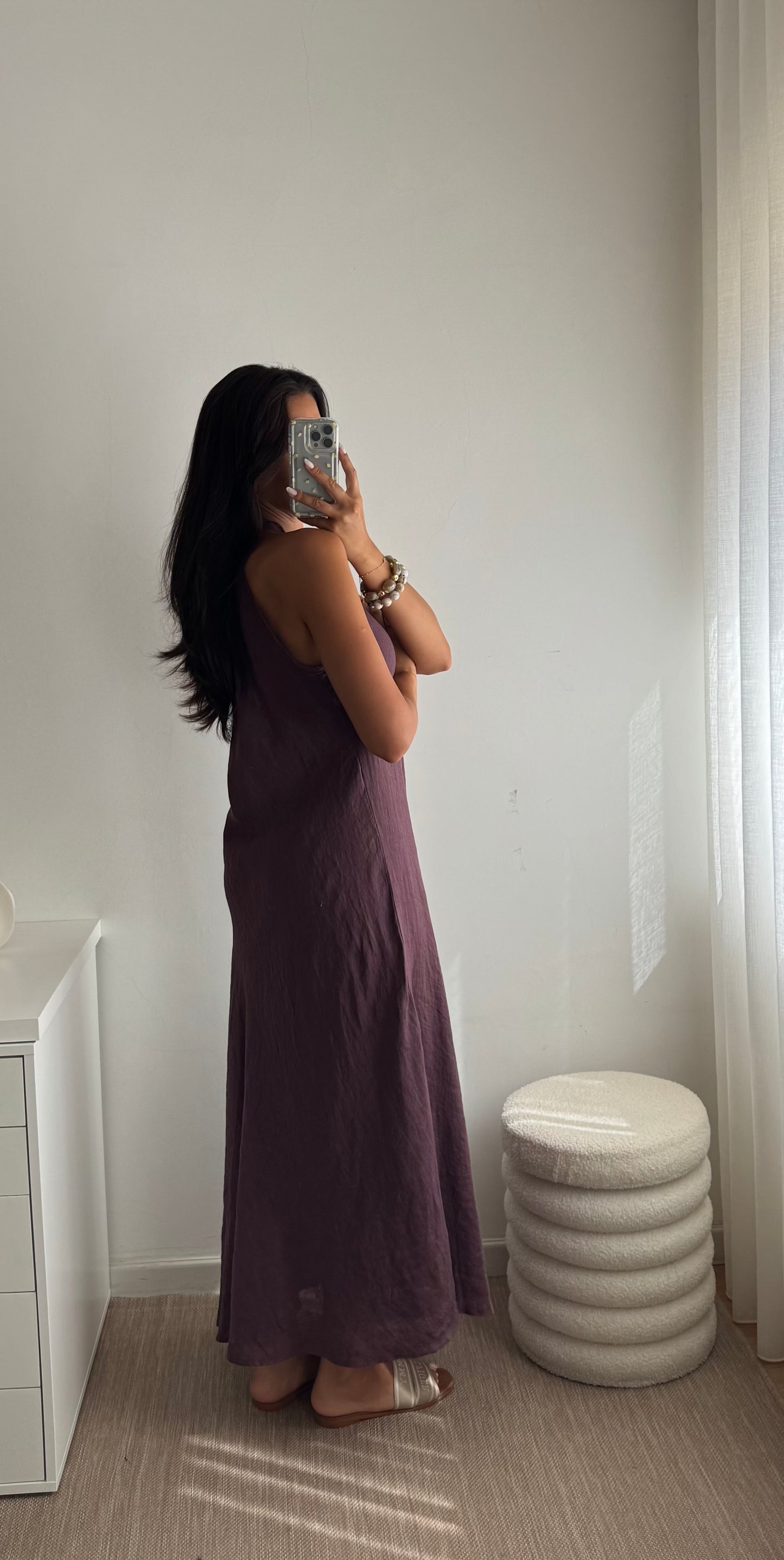 VESTIDO MAXI LINHO