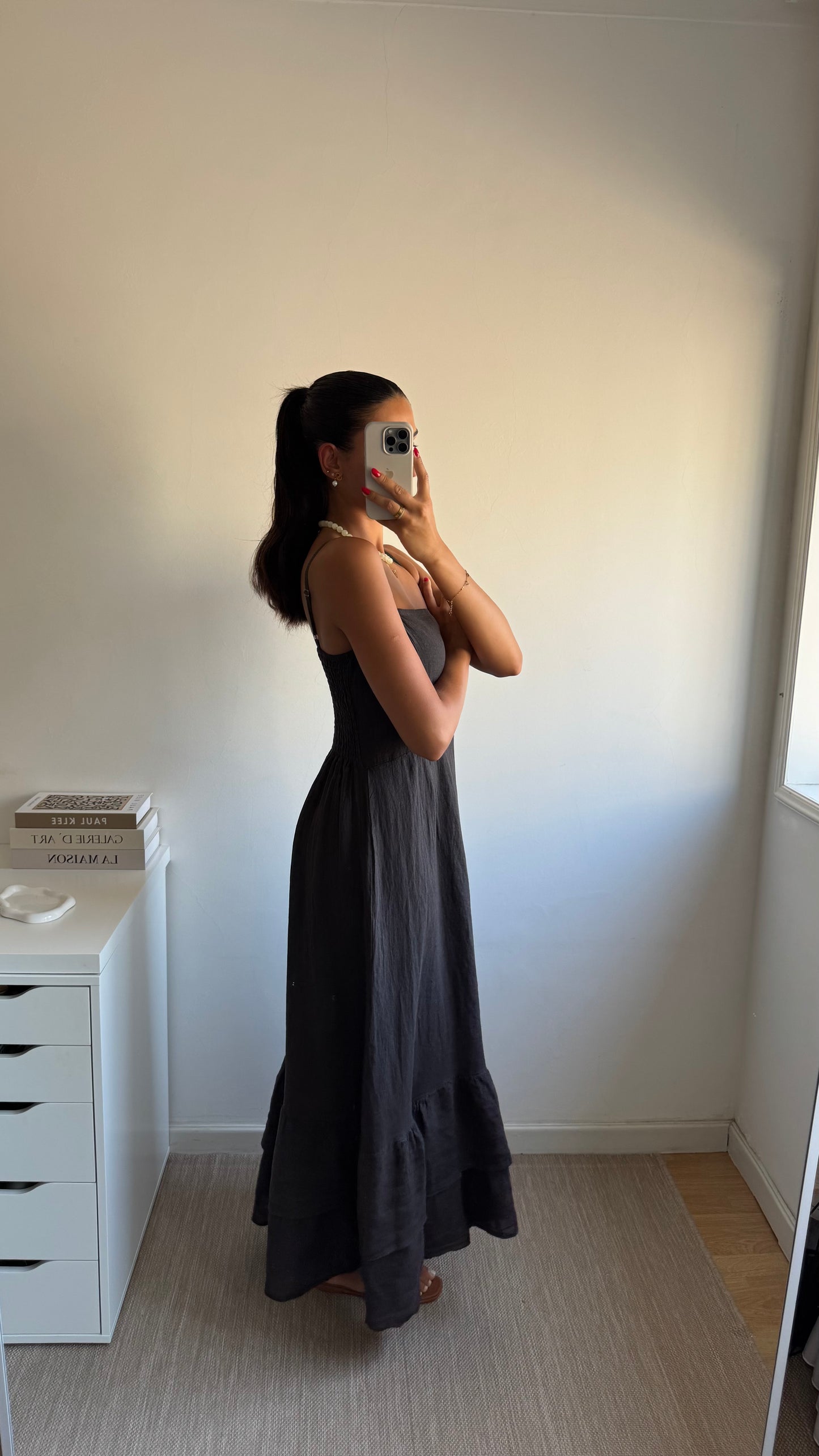 VESTIDO MAXI LINHO